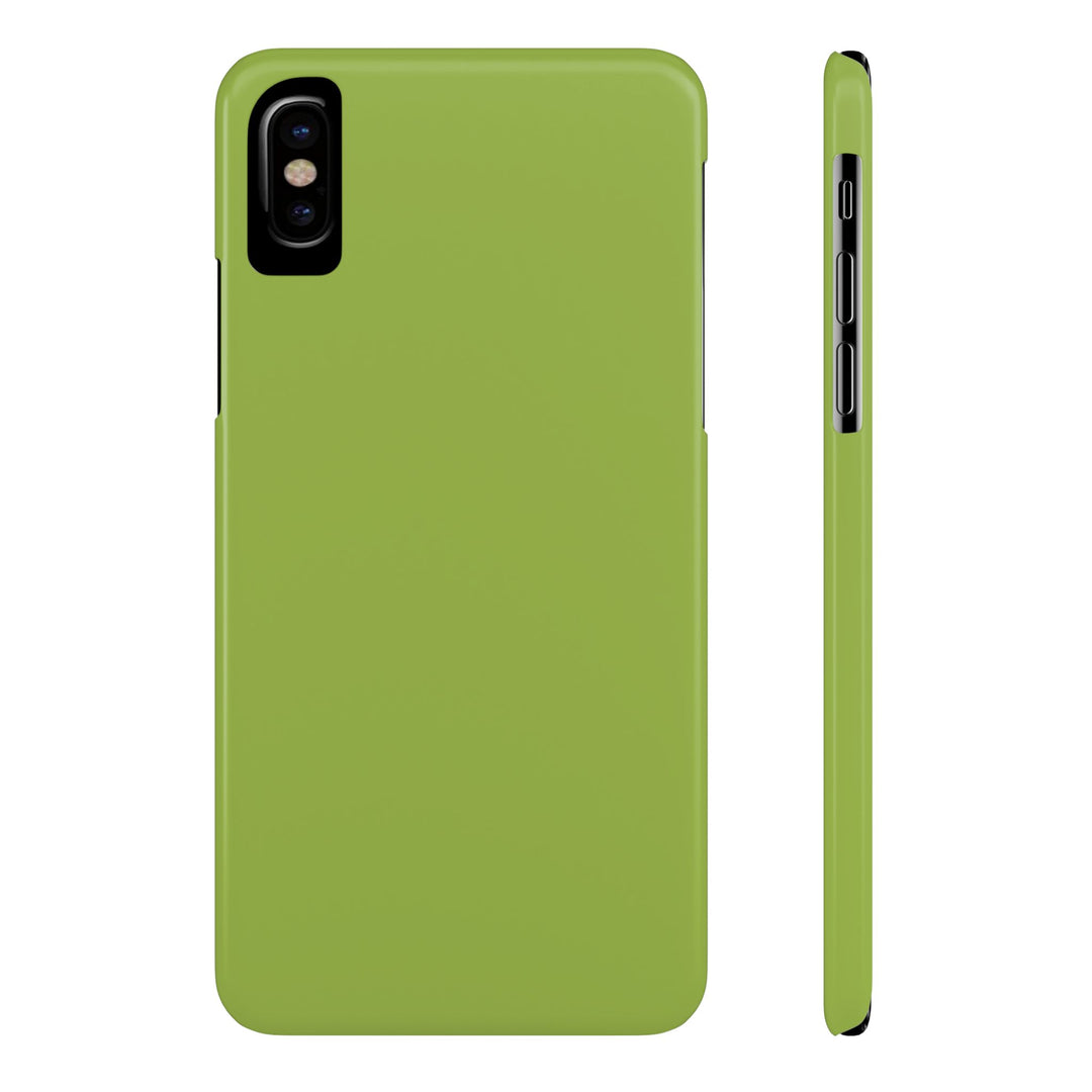 Slim Chartreuse Green Gift for Her Aesthetic Cute Phone Case for Iphone 16 - | iPhone 15 Pro Max Case | iPhone 14 Case 13 12 11 10 9 8 7 - Studio40ParkLane