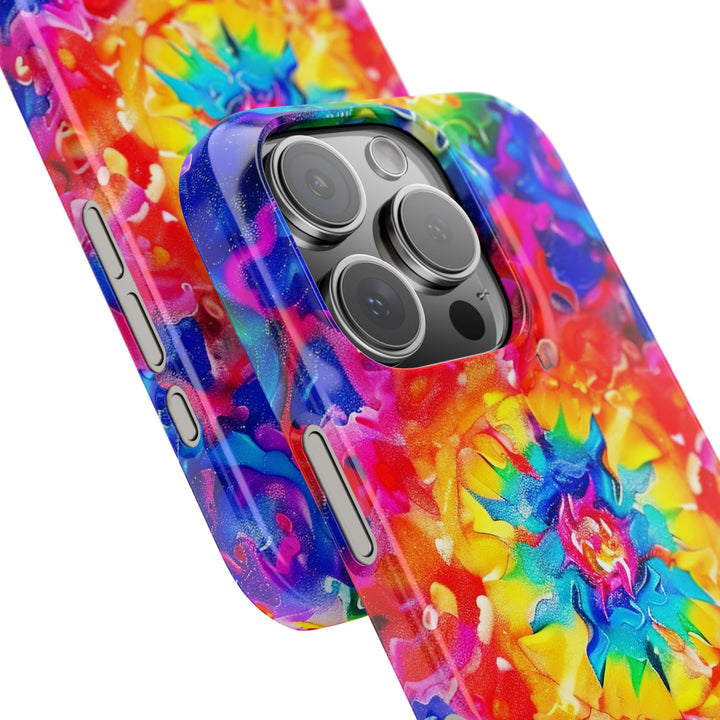 Slim Tie Dye Faux Glitter Gift for Her Cute Phone Cases for Iphone 16 Pro Max | iPhone 15 Case | iPhone 15 Pro Max Case, Iphone 14, Iphone 14 Pro Max, Iphone 13 12 11 8 7 - Studio40ParkLane