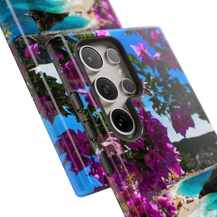 Impact Resistant, Bougainvillea Seaview, Cute Phone Cases for Samsung S24, S23, S22, S21, IPhone 15 pro Iphone 14 pro Iphone 13 IPhone 12 Iphone 11 - Studio40ParkLane