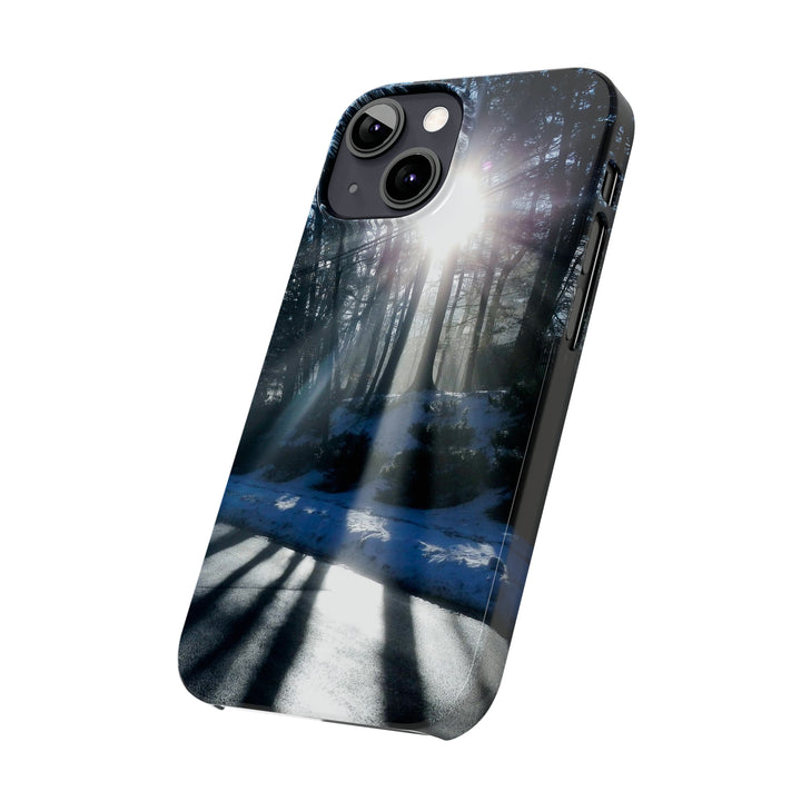 Slim Cute Phone Cases for Iphones - | iPhone 15 Case | iPhone 15 Pro Max Case, Iphone 14 Case, Iphone 14 Pro Max, Iphone 13, Winter Morning Sun - Studio40ParkLane