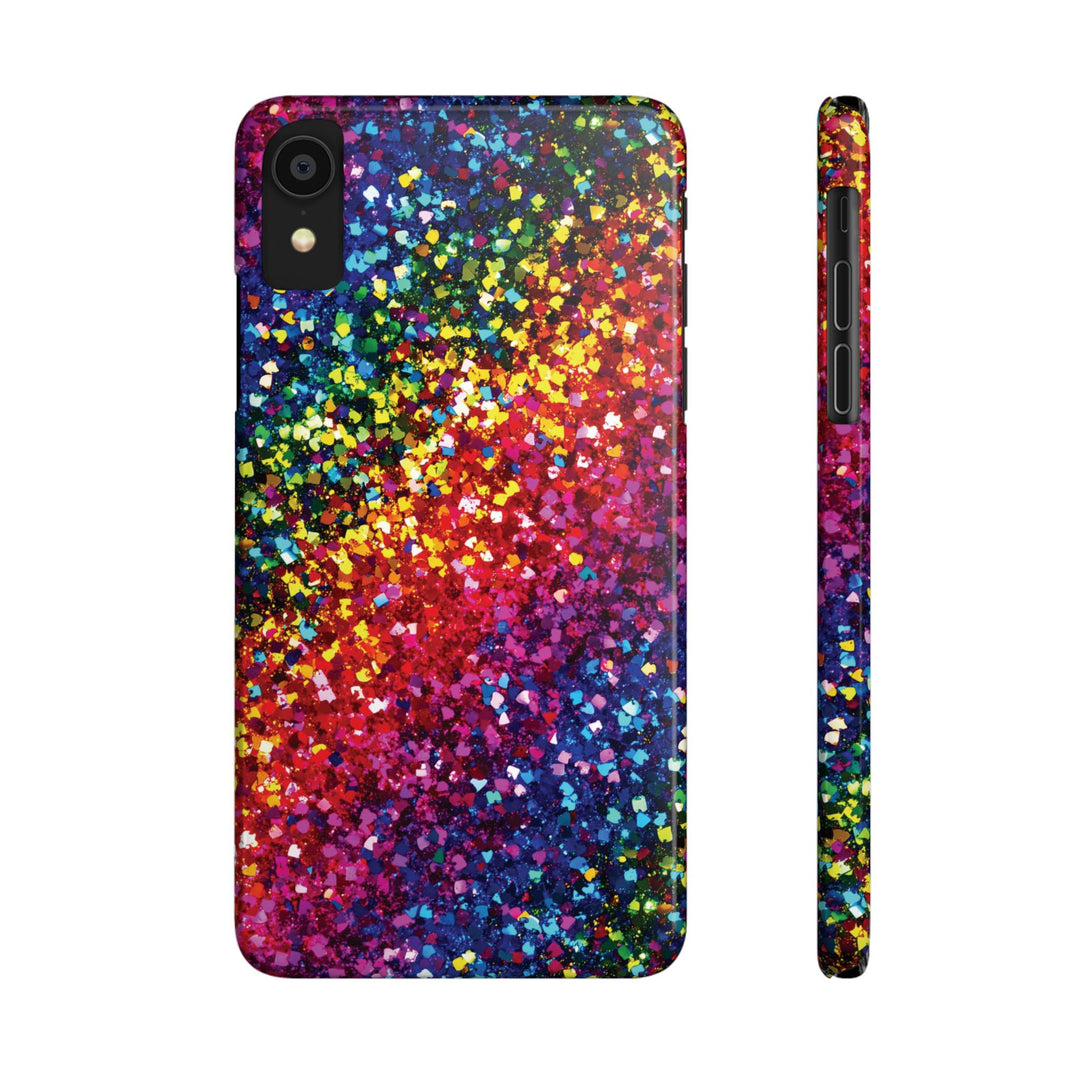 Slim Non - Glitter Muted Color Faux Play on Glitter Effect Gift for Her Cute Phone Cases for Iphone 16 Pro Max | iPhone 15 Case | iPhone 15 Pro Max Case, Iphone 14, Iphone 14 Pro Max, Iphone 13 12 11 8 7 - Studio40ParkLane