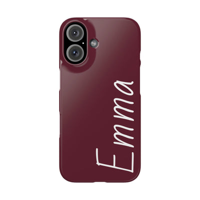 Personalized Initial Name Custom Slim Phone Cases for Iphone 16 Pro Max | iPhone 15 Case | iPhone 15 Pro Max Case, Iphone 14, 13, 12, 11, 10, 8, 7 - Studio40ParkLane