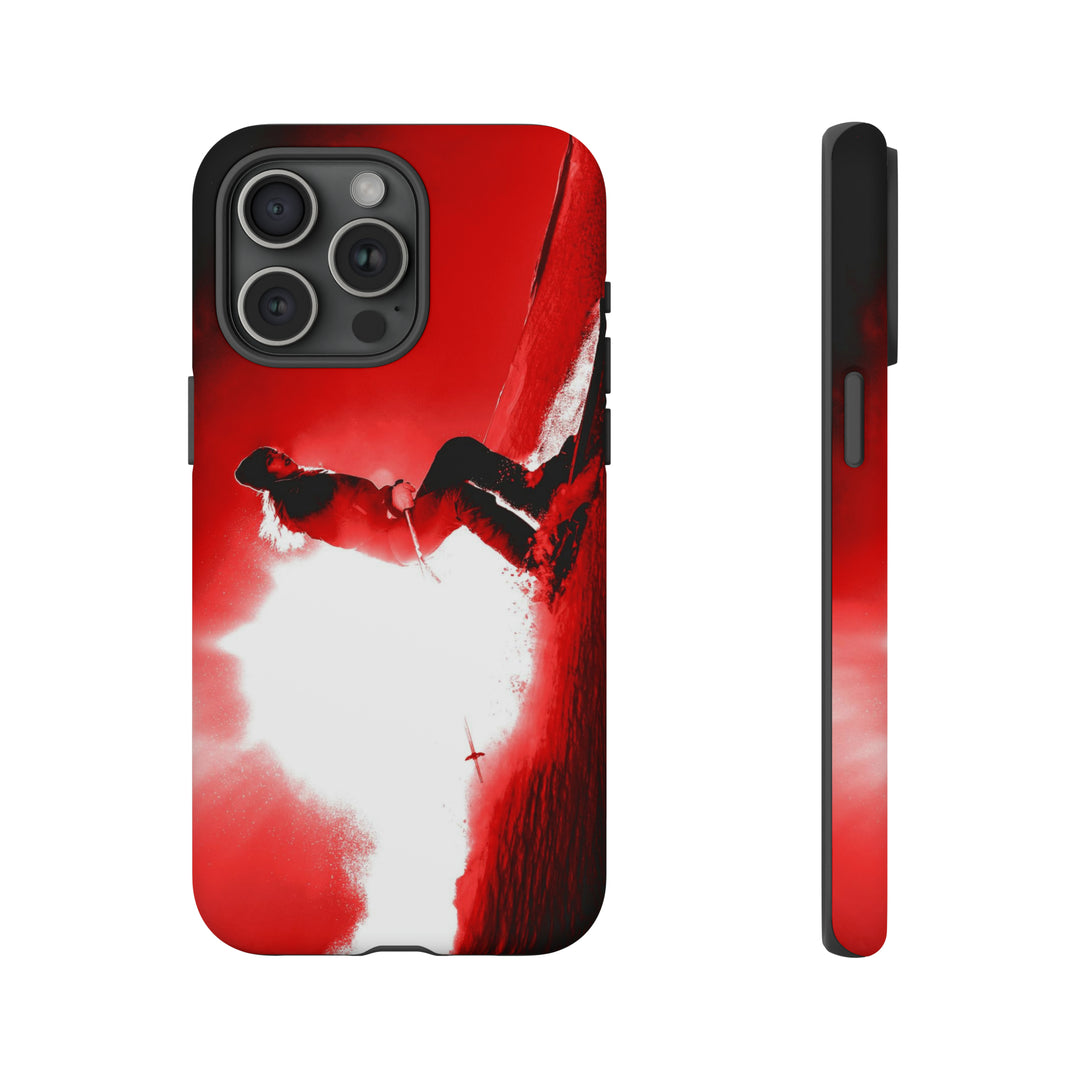 Cute IPhone Case | iPhone 15 Case | iPhone 15 Pro Max Case, Iphone 14 Case, Iphone 14 Pro Max Case IPhone Case for Art Lovers - Red Skier - Studio40ParkLane