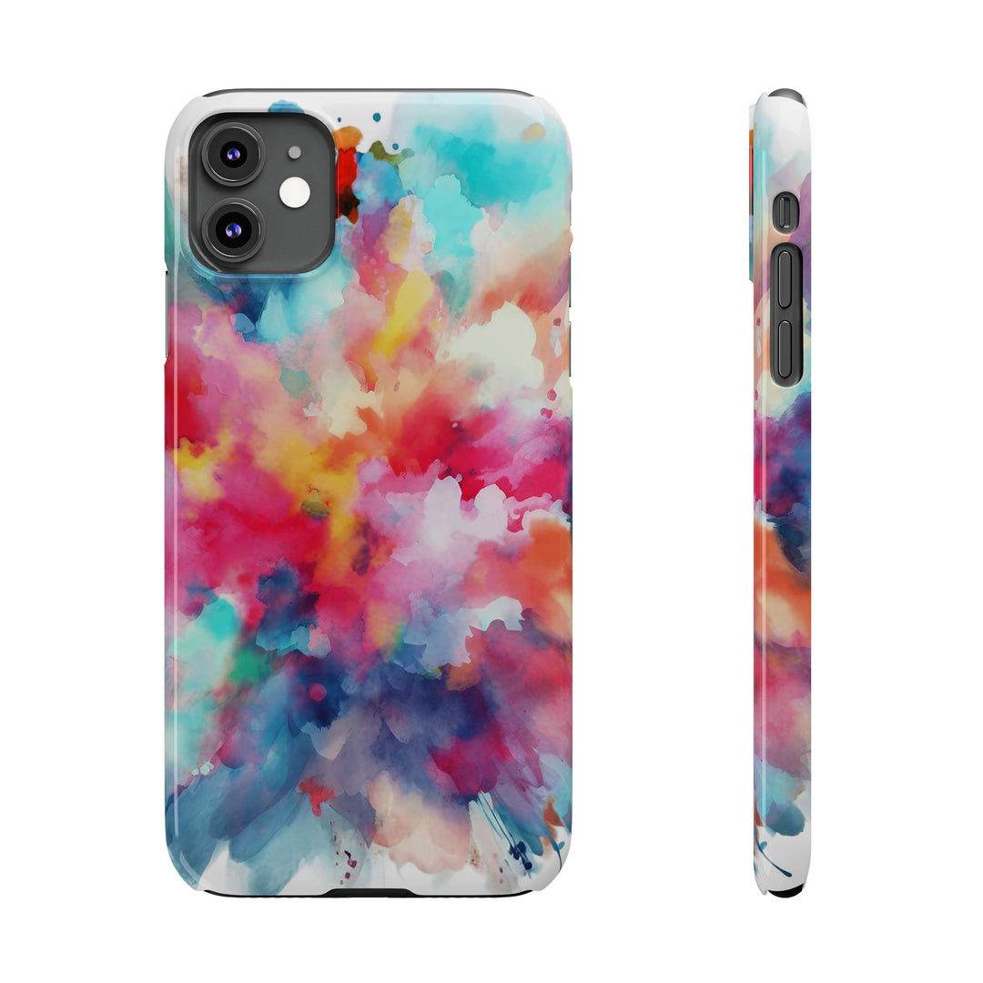 Slim Paint Splash Gift for Her Cute Phone Cases for Iphone 16 Pro Max | iPhone 15 Case | iPhone 15 Pro Max Case, Iphone 14, Iphone 14 Pro Max, Iphone 13 12 11 8 7 - Studio40ParkLane