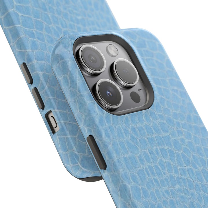 Non Leather Blue Color Pattern Magsafe Cute Phone Case for Iphone Gift for Her, | iPhone 15 Case | iPhone 15 Pro Max Case, Iphone 14, Iphone 14 Pro Max, Iphone 13, Iphone 16 - Studio40ParkLane