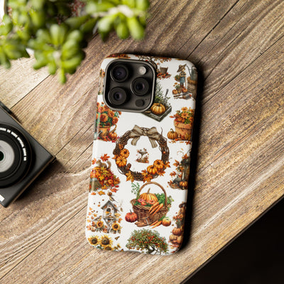 Impact Resistant, Fall Leaves Collage, Cute Phone Cases for Samsung S24, S23, S22, S21, IPhone 15 pro Iphone 14 pro Iphone 13 IPhone 12 Iphone 11