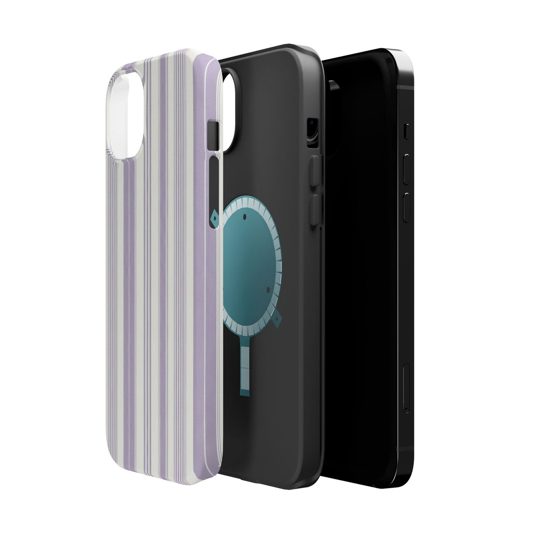 MagSafe Cute Phone Case, Coastal Striped Phone Case for iPhone 17 16 15 14 13 12 Pro Max, Samsung S25 S24 S23 Ultra case