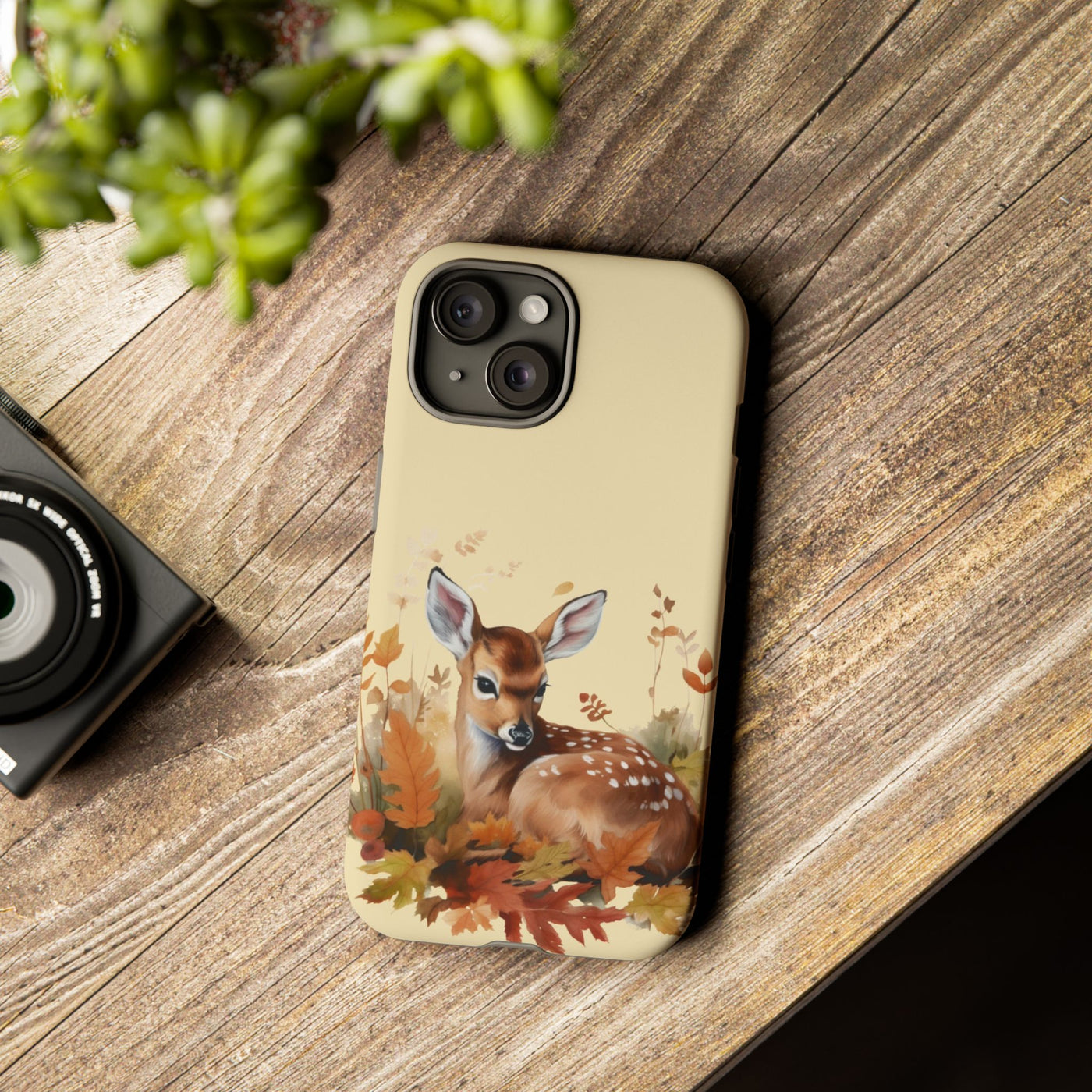 Autumn Fall Deer Gift for Her Cute Phone Case for, Samsung Galaxy S24, S23, S22, S21, IPhone 16 Case | Iphone 15, Iphone 14, IPhone 13 Case