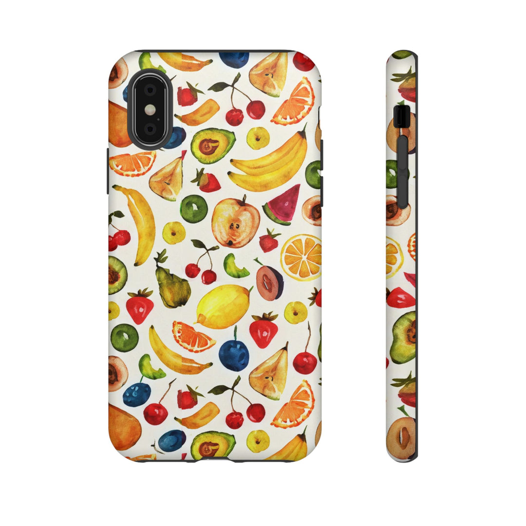Impact Resistant, Mixed Fruits, Cute Phone Cases for Samsung S24, S23, S22, S21, IPhone 15 pro Iphone 14 pro Iphone 13 IPhone 12 Iphone 11 - Studio40ParkLane