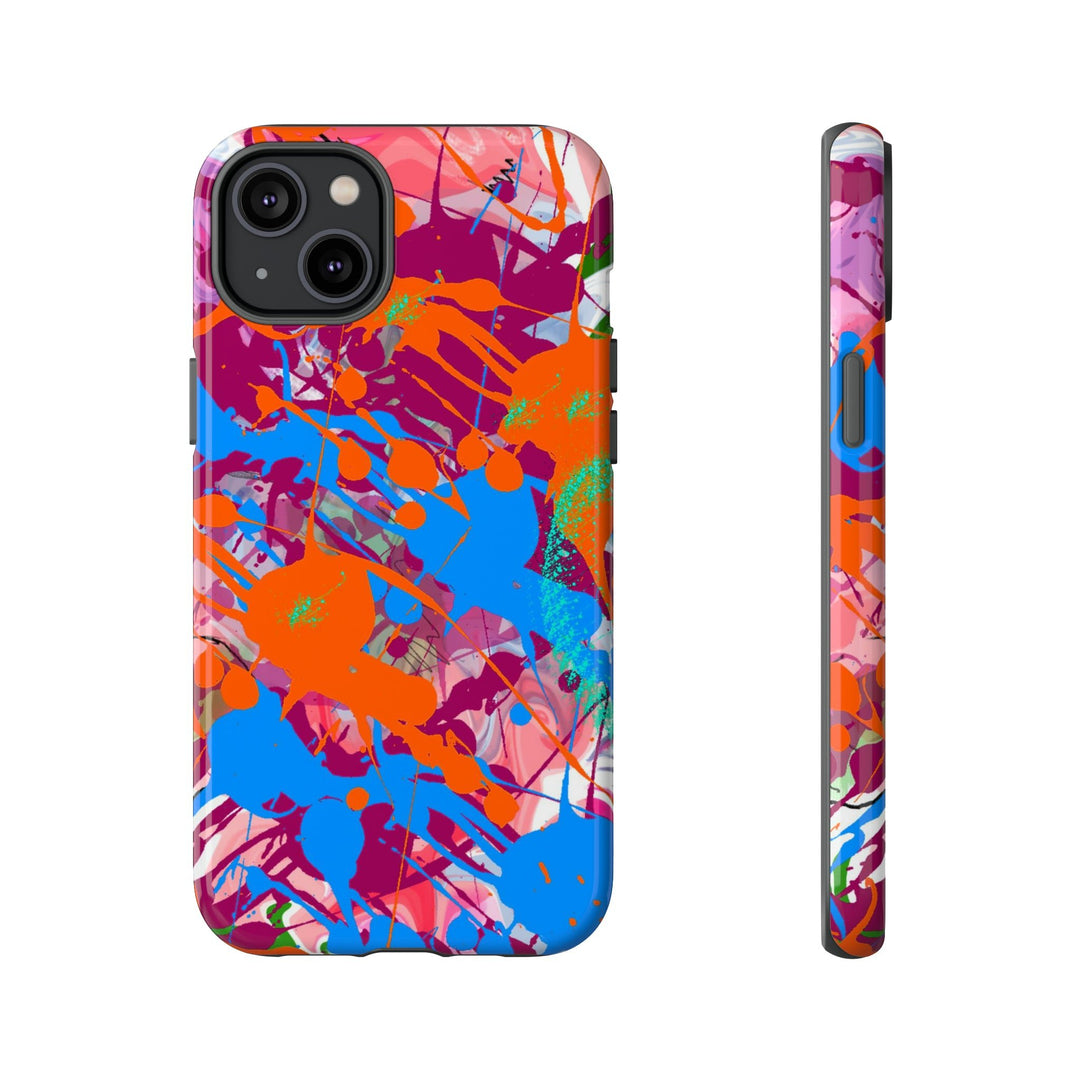 Cute IPhone Case | iPhone 15 Case | iPhone 15 Pro Max Case, Iphone 14 Case, Iphone 14 Pro Max Case IPhone Case for Art Lovers Fall Paint Splash - Studio40ParkLane