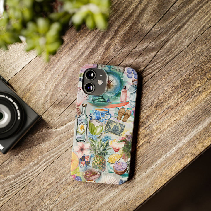 Slim Travel Coquette Collage Slim Cute Phone Cases for Iphone | iPhone 15 Case | iPhone 15 Pro Max Case, Iphone 14, Iphone 14 Pro Max, Iphone 13 - Studio40ParkLane