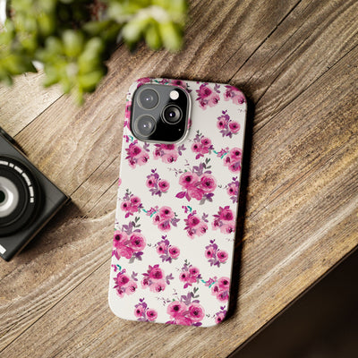 Slim Spring Flowers Gift for Her Cute Phone Cases for Iphone 16 Pro Max | iPhone 15 Case | iPhone 15 Pro Max Case, Iphone 14, 13, 12, 11, 10, 8, 7 - Studio40ParkLane