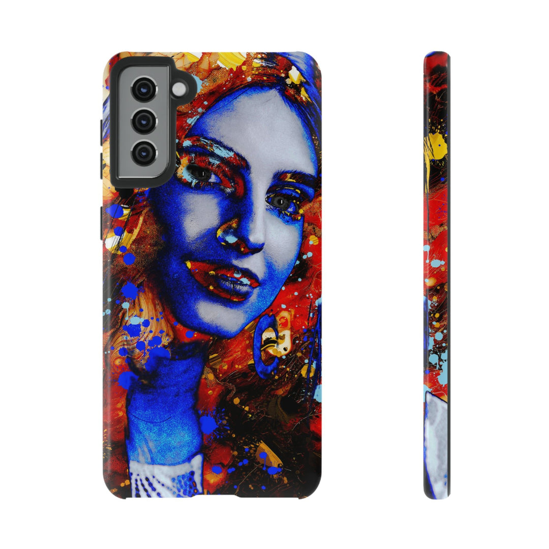 Cute Samsung Phone Case | Aesthetic Samsung Phone Case | Galaxy S23, S22, S21, S20 | Marble Splash Face, Protective Phone Case - Studio40ParkLane