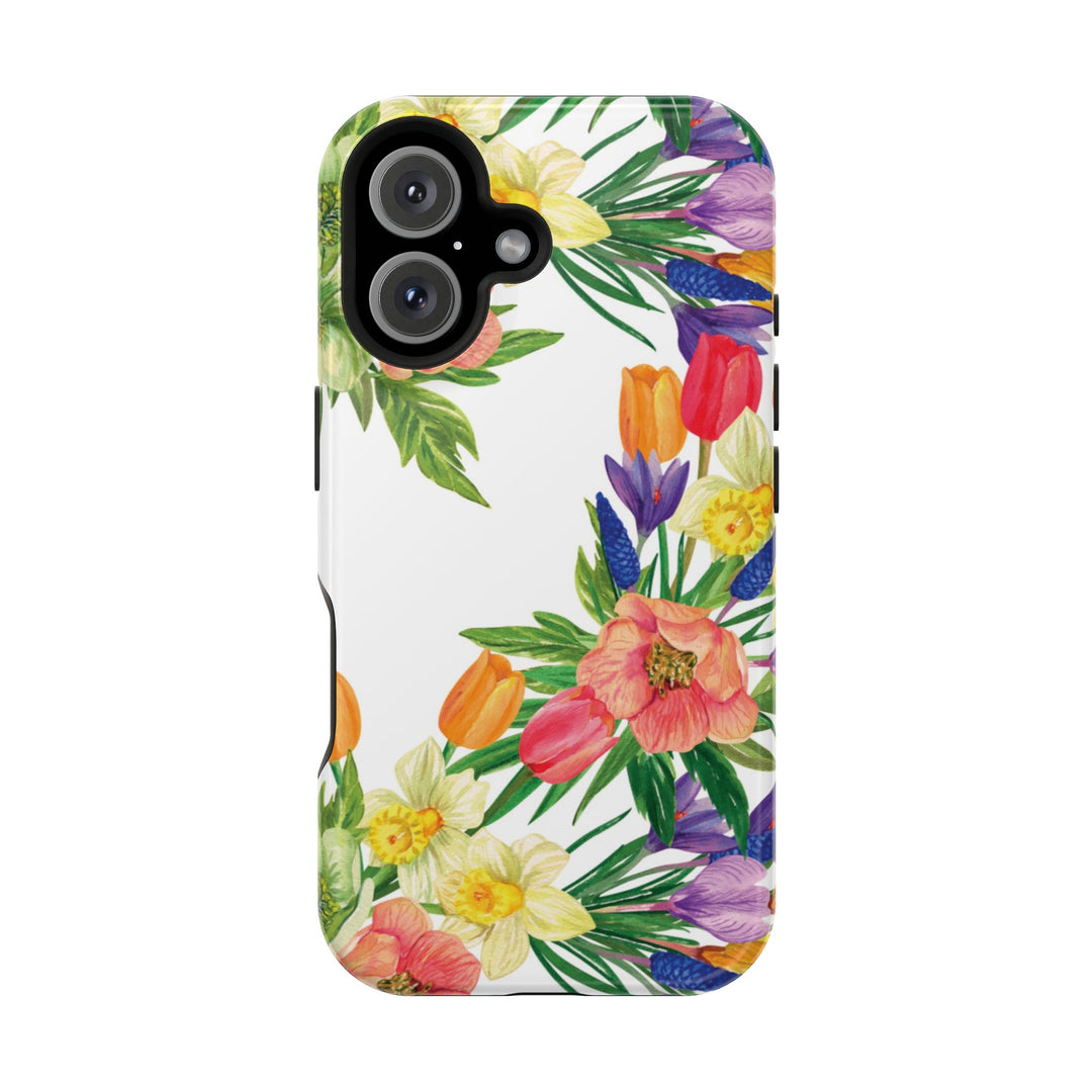 Spring Flowers Magsafe Cute Phone Case for Iphone Gift for Her, iPhone 16 Case iPhone 15 Pro Max Case, Iphone 14, Iphone 14 Pro Max, 13, 12 - Studio40ParkLane