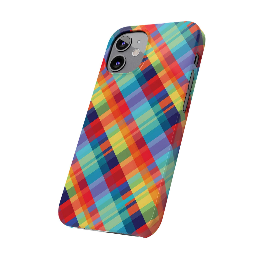 Slim Checkered Plaid Gift for Her Cute Phone Cases for Iphone 16 Pro Max | iPhone 15 Case | iPhone 15 Pro Max Case, Iphone 14, 13, 12, 11, 10, 8, 7 - Studio40ParkLane