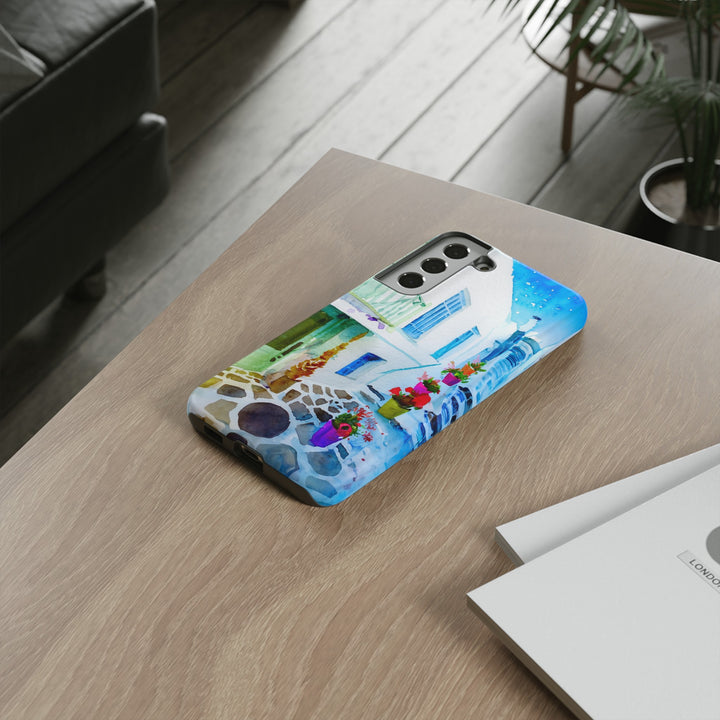 Impact Resistant, Greece House, Cute Phone Cases for Samsung S24, S23, S22, S21, IPhone 15 pro Iphone 14 pro Iphone 13 IPhone 12 Iphone 11 - Studio40ParkLane