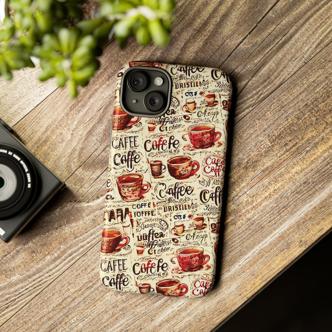 Cute IPhone Case | Paris Coffee Cup, iPhone 15 Case | iPhone 15 Pro Case, Iphone 14 Case, Iphone 14 Pro Max Case, Protective Iphone Case - Studio40ParkLane