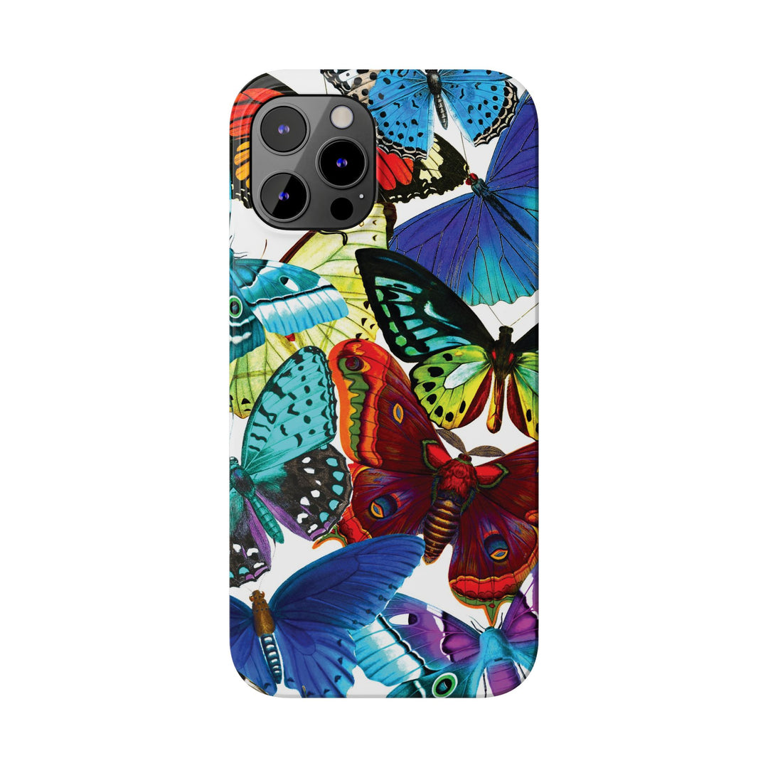 Slim Bright Butterflies Gift for Her Cute Phone Cases for Iphone 16 Pro Max | iPhone 15 Case | iPhone 15 Pro Max Case, Iphone 14, Iphone 14 Pro Max, Iphone 13 12 11 8 7 - Studio40ParkLane
