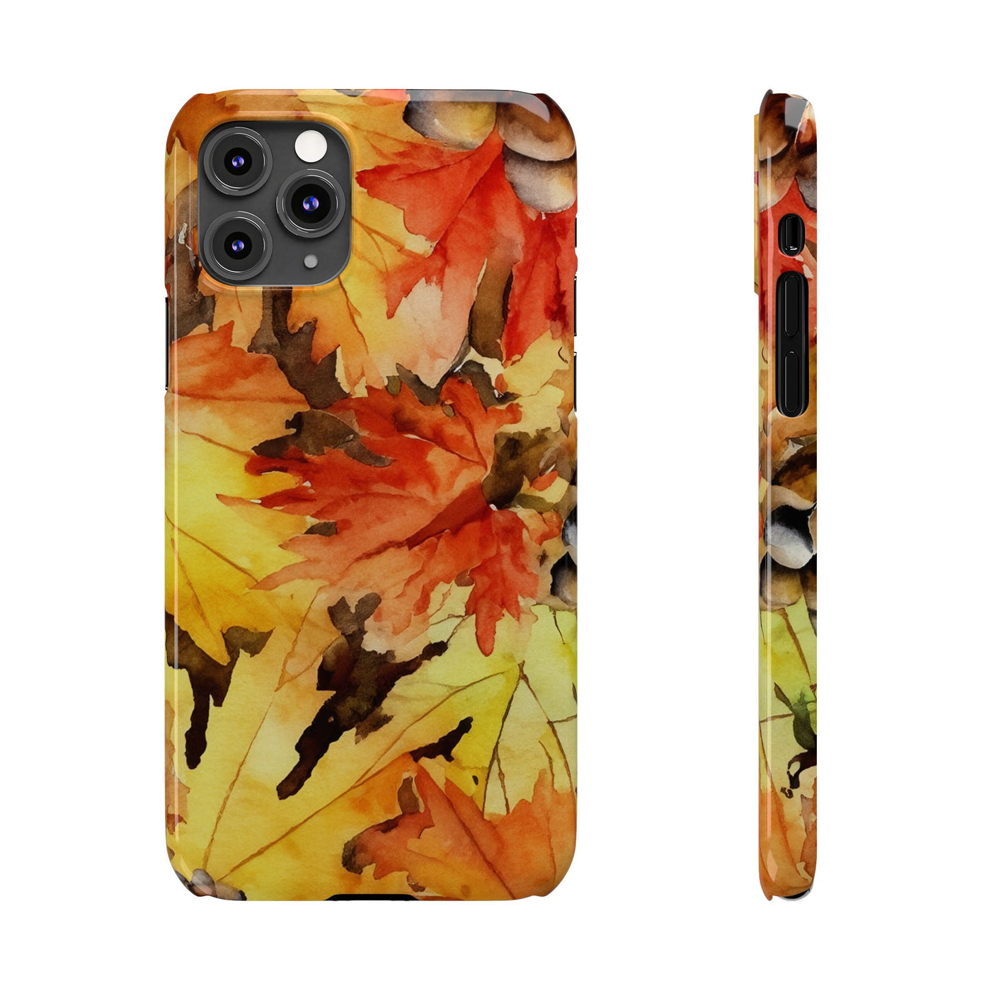 Slim Fall Leaves Slim Cute Phone Cases for Iphone  | iPhone 15 Case | iPhone 15 Pro Max Case, Iphone 14, Iphone 14 Pro Max, Iphone 13