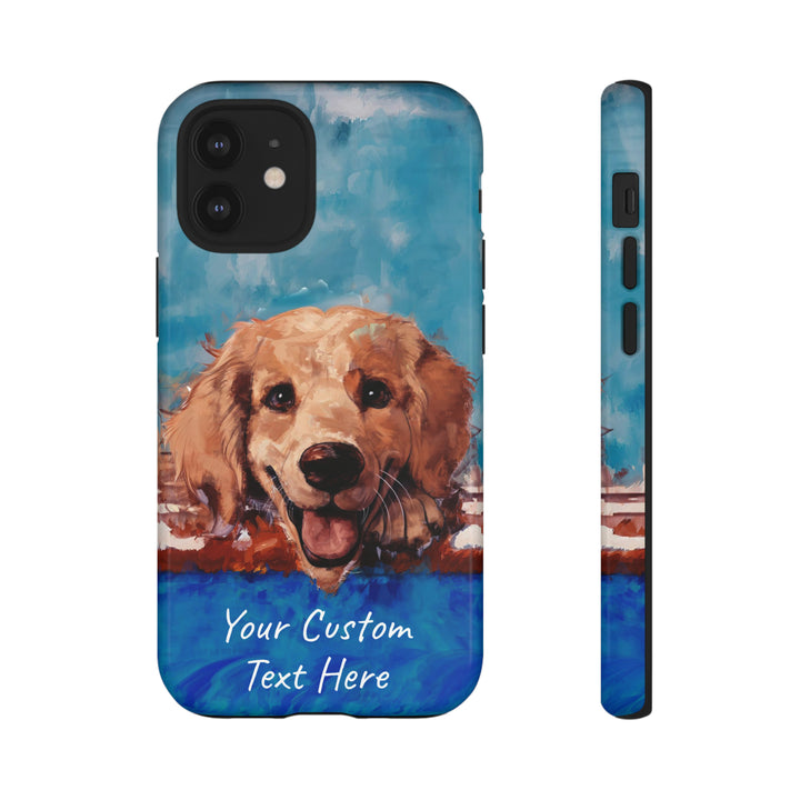 Personalize this Cute IPhone Case | Golden Retriever Dog iPhone Case, iPhone 15 Case | iPhone 15 Case, Iphone 14 Case, Iphone 14 Pro Max Case - Studio40ParkLane