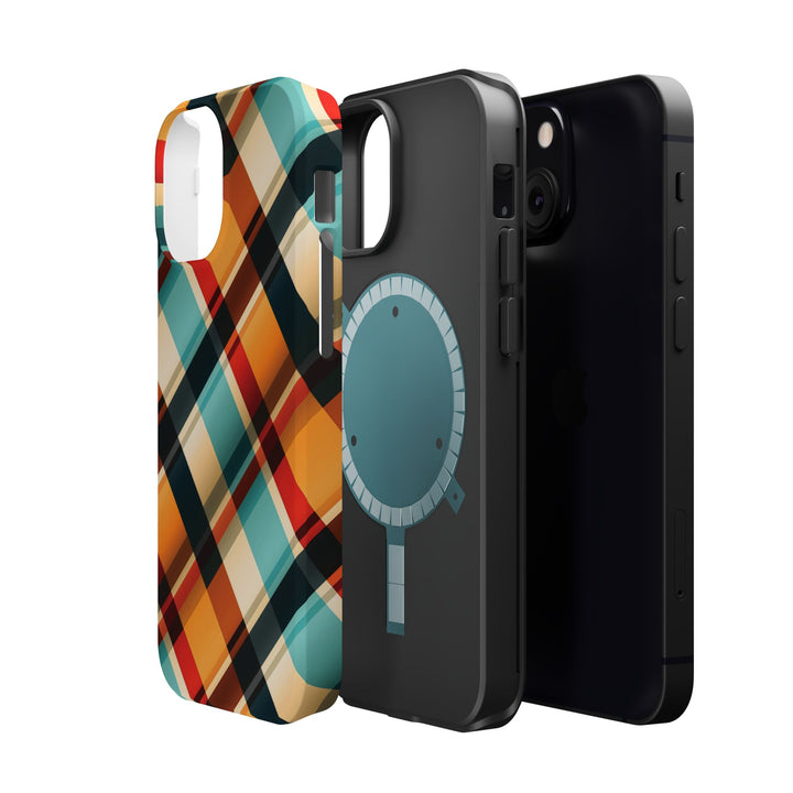 Checkered Plaid Magsafe Gift for Her Cute Phone Case for Iphone, | iPhone 16 | iPhone 15 Pro Max, Iphone 14 Pro Max, 13 12 11 10 9 8 7 - Studio40ParkLane