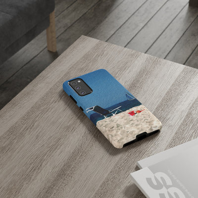 Cute Samsung Case | Cool Iphone Case | Summer Blue Beach Chair, Samsung S24, S23, S22, S21, IPhone 15 Case | Iphone 14 Case, Iphone 13 Case