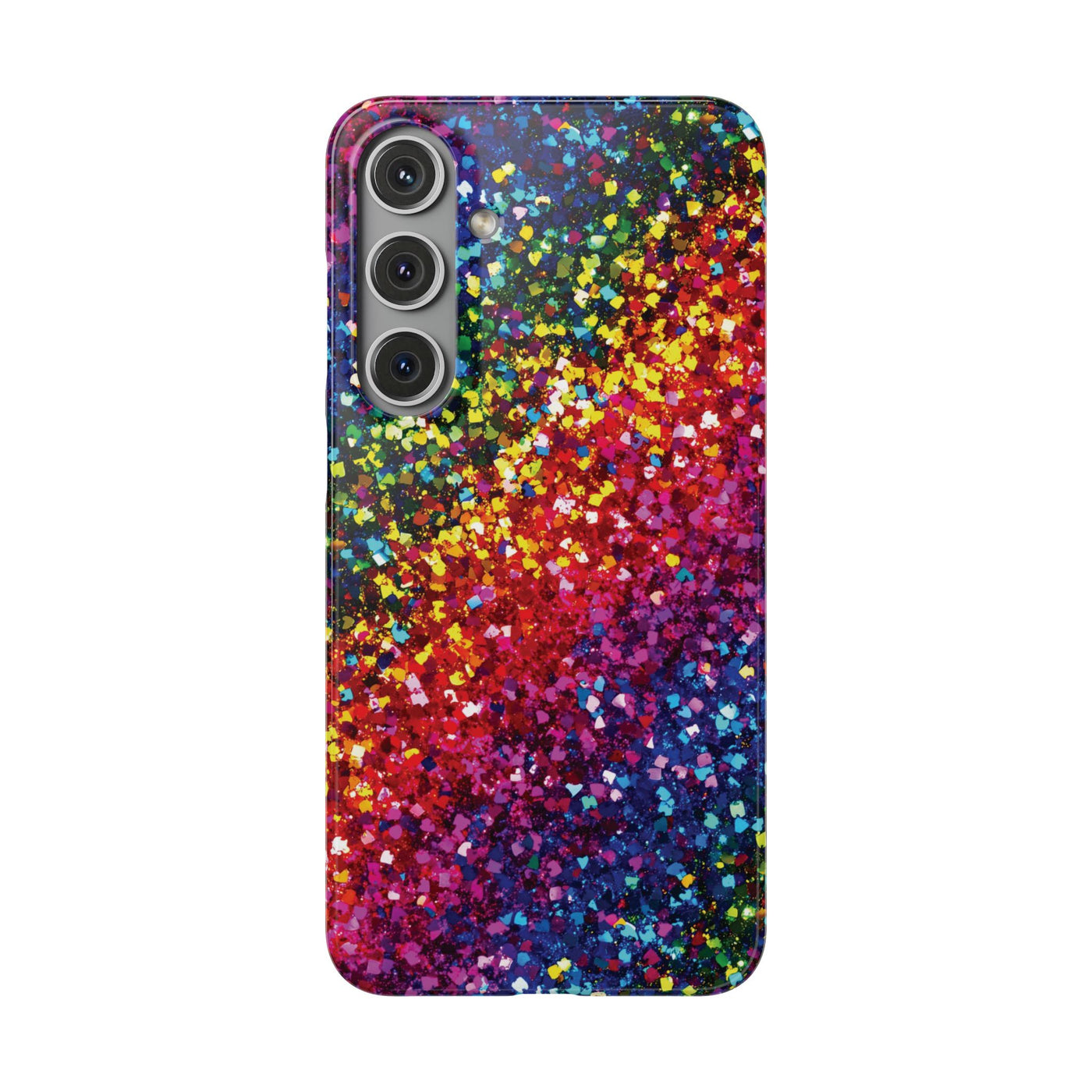 Snap Non-Glitter Muted Color Play on "Faux" Glitter Effect Cute Phone Cases for Samsung and Iphone, 16, 15, 14, S24, S23, S22, S21, S20, Plus and Ultra