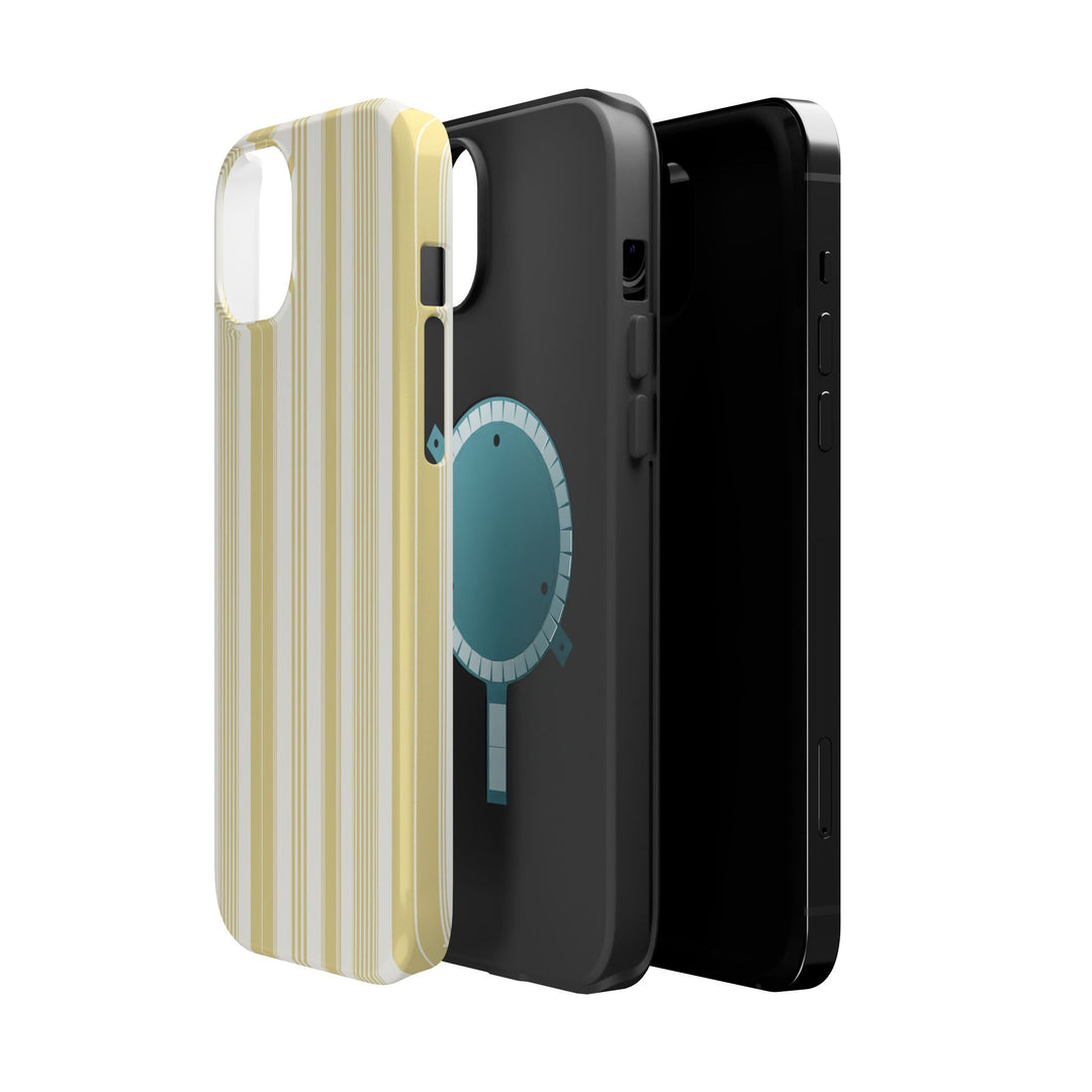MagSafe Cute Phone Case, Coastal Striped Phone Case for iPhone 17 16 15 14 13 12 Pro Max, Samsung S25 S24 S23 Ultra case