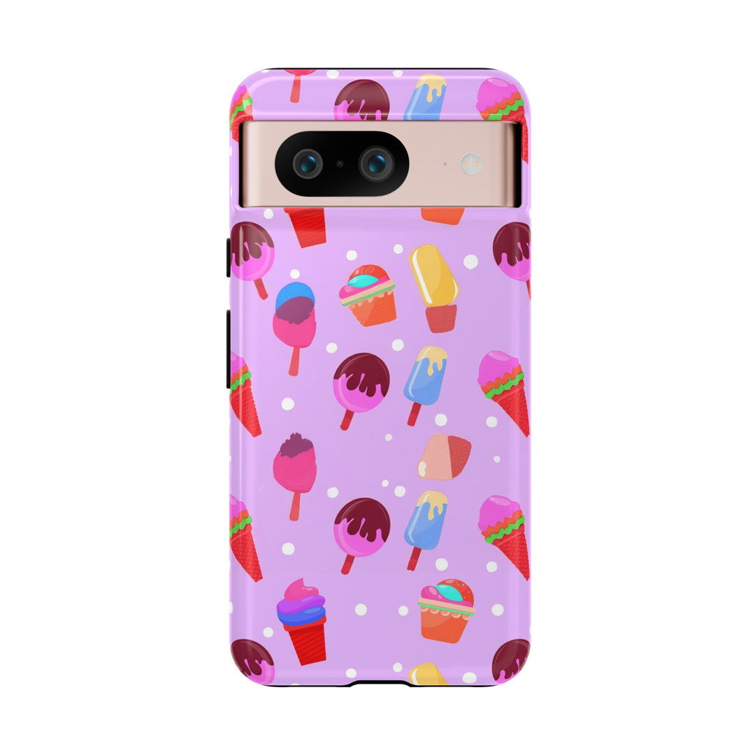 Cute Samsung Case | Cool Iphone Case | Summer Pink Ice - Cream, Samsung S24, S23, S22, S21, IPhone 15 Case | Iphone 14 Case, Iphone 13 Case - Studio40ParkLane