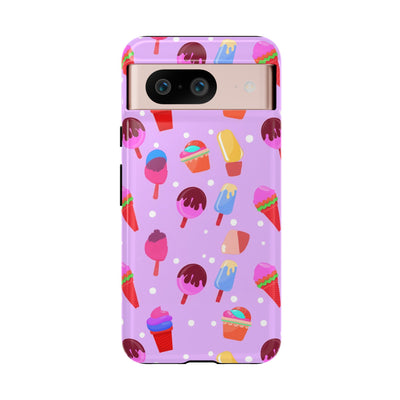 Cute Samsung Case | Cool Iphone Case | Summer Pink Ice-Cream, Samsung S24, S23, S22, S21, IPhone 15 Case | Iphone 14 Case, Iphone 13 Case