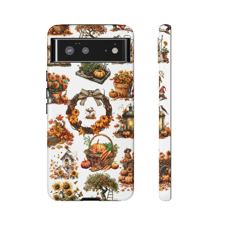 Impact Resistant, Fall Leaves Collage, Cute Phone Cases for Samsung S24, S23, S22, S21, IPhone 15 pro Iphone 14 pro Iphone 13 IPhone 12 Iphone 11 - Studio40ParkLane