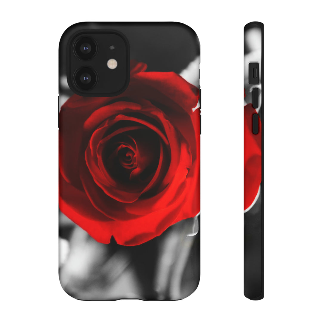 Cute IPhone Case | iPhone 15 Case | iPhone 15 Pro Max Case, Iphone 14 Case, Iphone 14 Pro Max Case IPhone Case for Art Lovers - Red Rose - Studio40ParkLane
