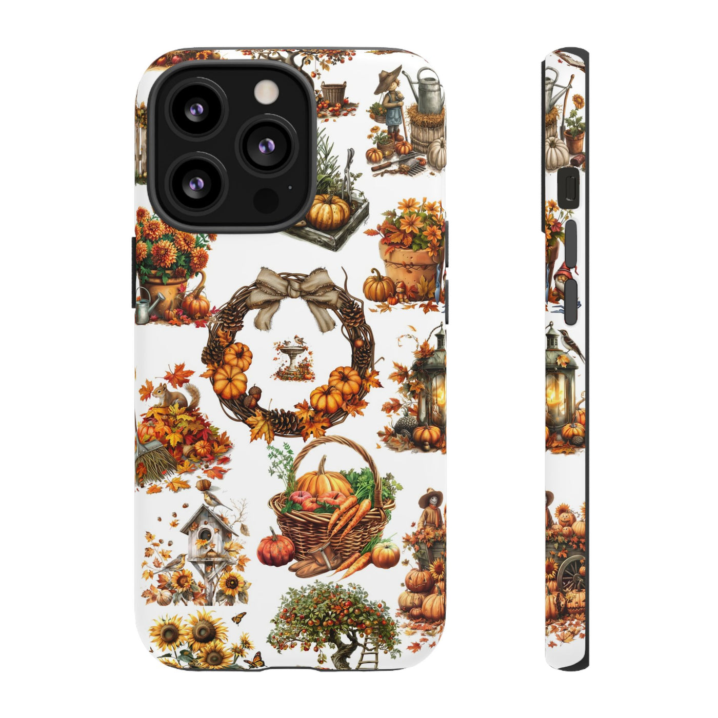 Impact Resistant, Fall Leaves Collage, Cute Phone Cases for Samsung S24, S23, S22, S21, IPhone 15 pro Iphone 14 pro Iphone 13 IPhone 12 Iphone 11