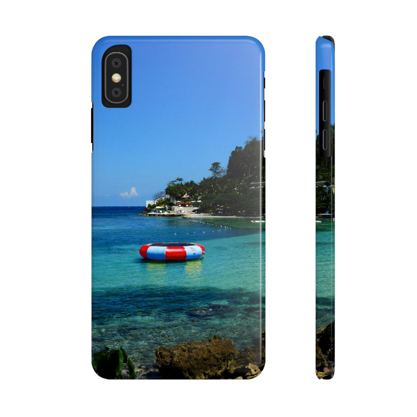 Slim Cute Phone Cases for Iphone - | iPhone 15 Case | iPhone 15 Pro Max Case, Iphone 14 Case, Iphone 14 Pro Max, Iphone 13, Summer Jamaica Beach