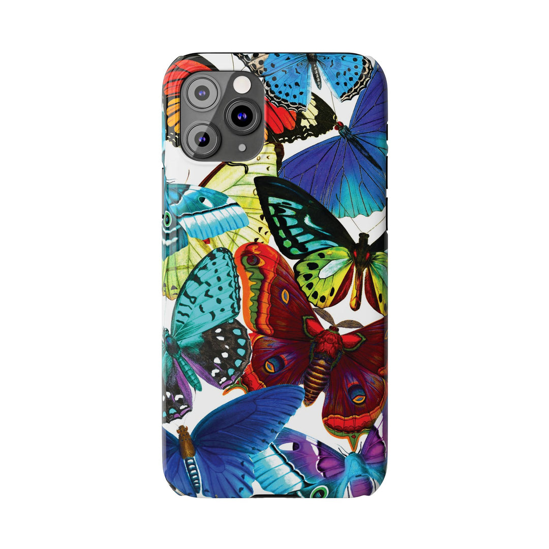 Slim Bright Butterflies Gift for Her Cute Phone Cases for Iphone 16 Pro Max | iPhone 15 Case | iPhone 15 Pro Max Case, Iphone 14, Iphone 14 Pro Max, Iphone 13 12 11 8 7 - Studio40ParkLane