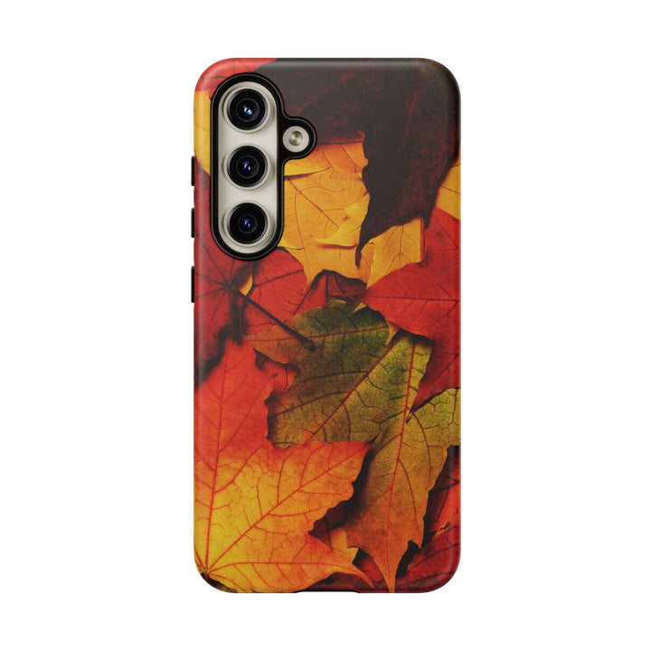 Autumn Fall Leaves Gift Cute Phone Case for, Samsung Galaxy S24, S23, S22, S21, IPhone 16 Case | Iphone 15, Iphone 14, IPhone 13 Case Mom Dad Gift - Studio40ParkLane
