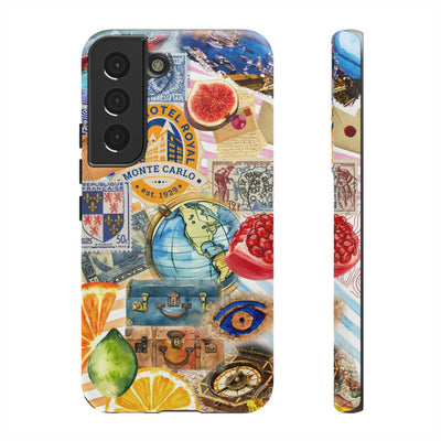 Cute European Summer Collage Phone Case, for IPhone 16 Case | Iphone 15, Iphone 14, IPhone 13 Case, 11 8 7, Samsung Galaxy S24, S23, S22, S21 Extra Protective