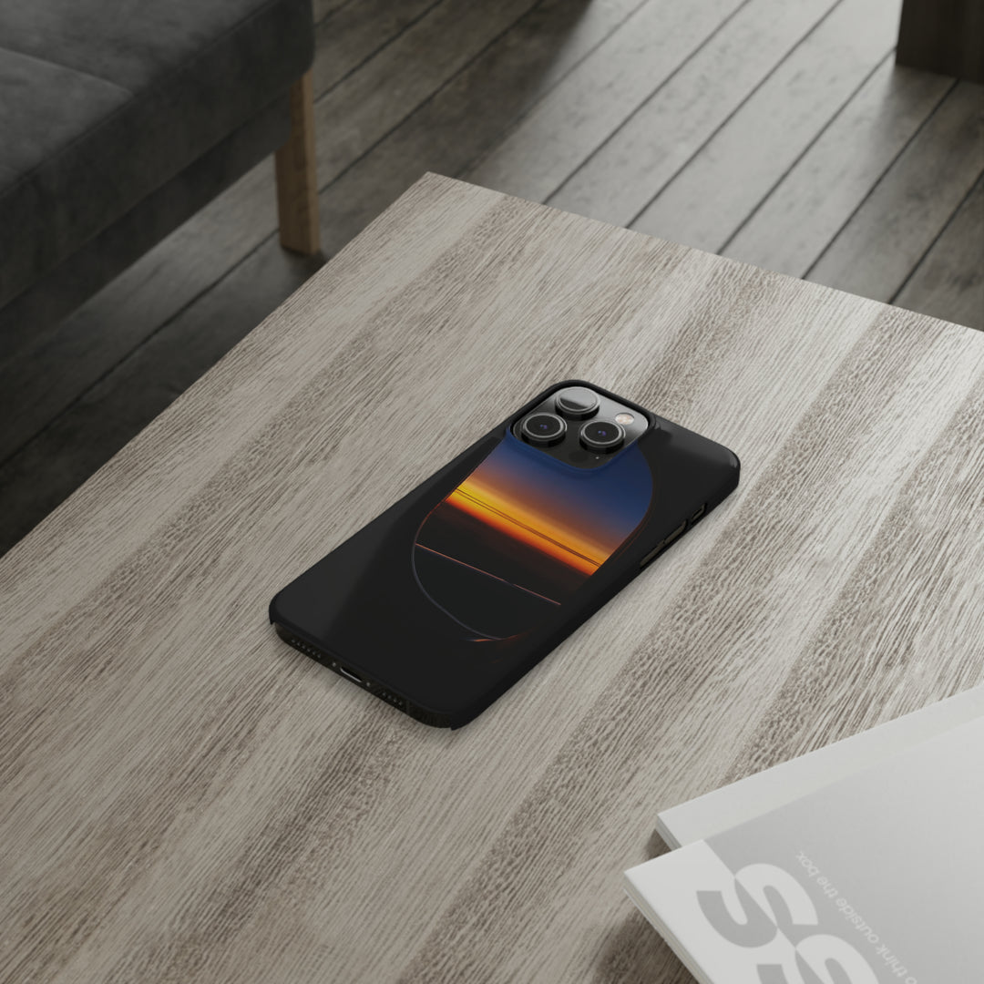 Slim Cute Phone Cases for Iphone - | iPhone 15 Case | iPhone 15 Pro Max Case, Iphone 14 Case, Iphone 14 Pro Max, Iphone 13, Airplane Window Sunset - Studio40ParkLane