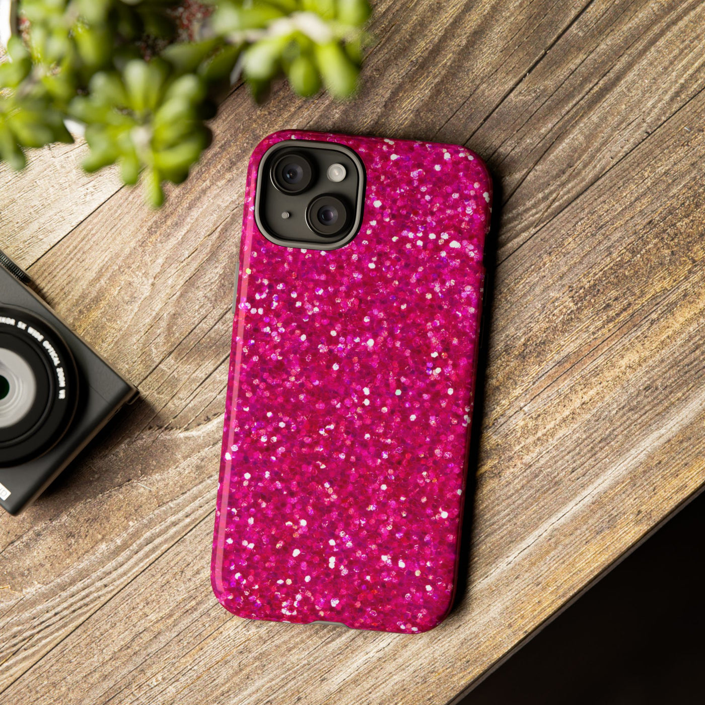 Pink Glitter Cute Phone Case, for IPhone 16 pro Max | Iphone 15, Iphone 14, IPhone 13 Case, 11 8 7, Samsung Galaxy S24, S23, S22, S21, 2 Layer Protection