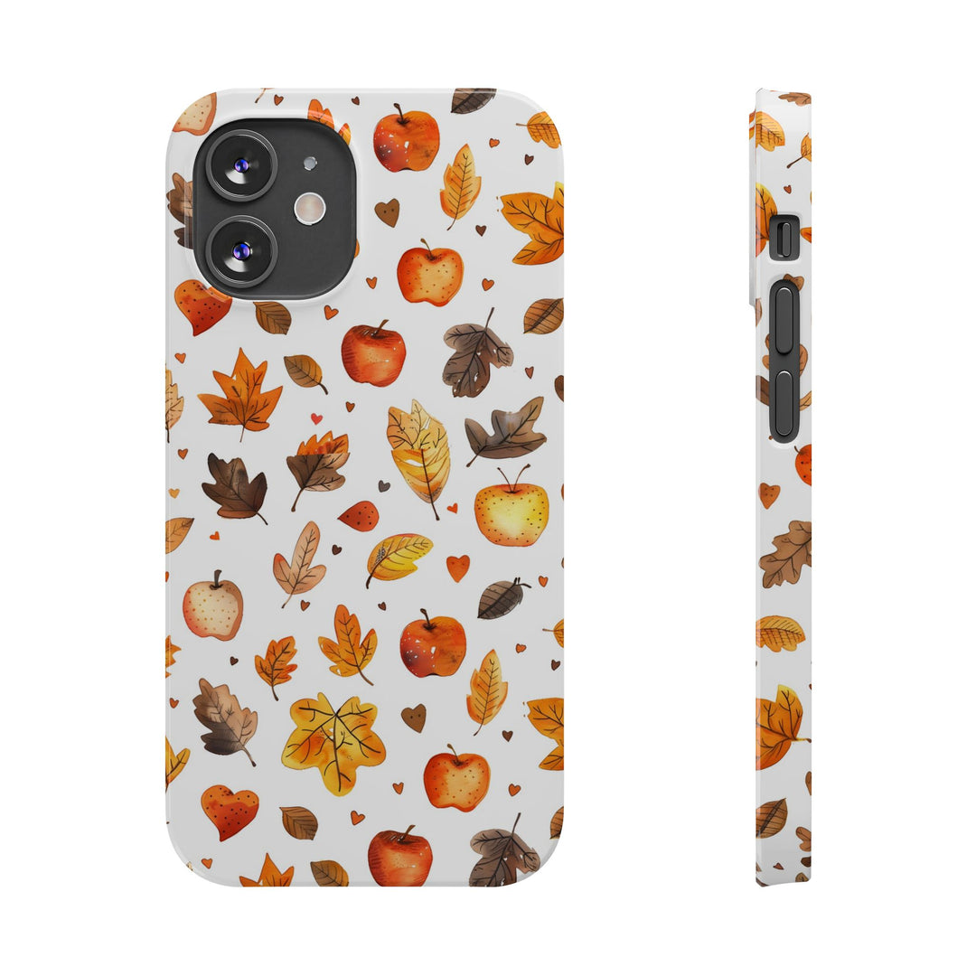 Slim Fall Autumn Leaves Gift for Her Cute Phone Cases for Iphone 16 | iPhone 15 Case | iPhone 15 Pro Max Case, Iphone 14, Iphone 14 Pro Max, Iphone 13, Slim - Studio40ParkLane