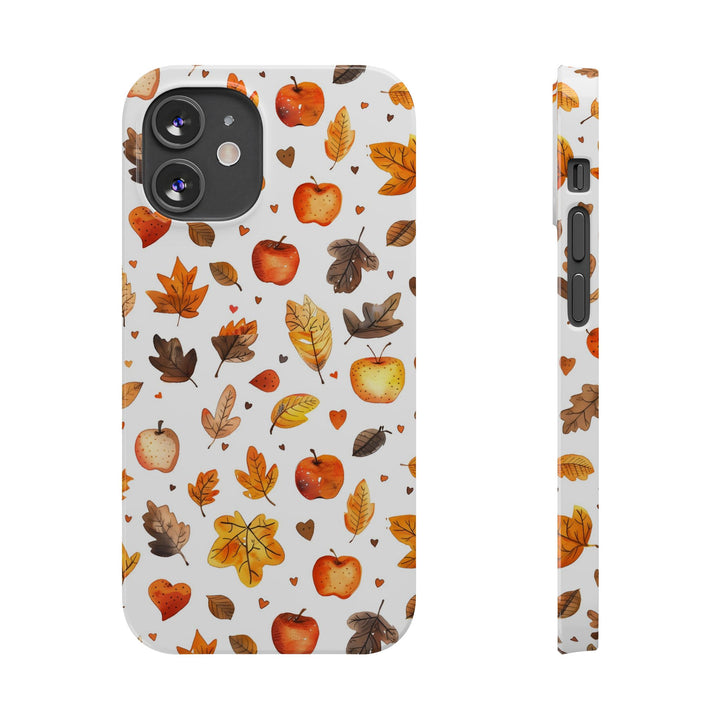 Slim Fall Autumn Leaves Gift for Her Cute Phone Cases for Iphone 16 | iPhone 15 Case | iPhone 15 Pro Max Case, Iphone 14, Iphone 14 Pro Max, Iphone 13, Slim - Studio40ParkLane