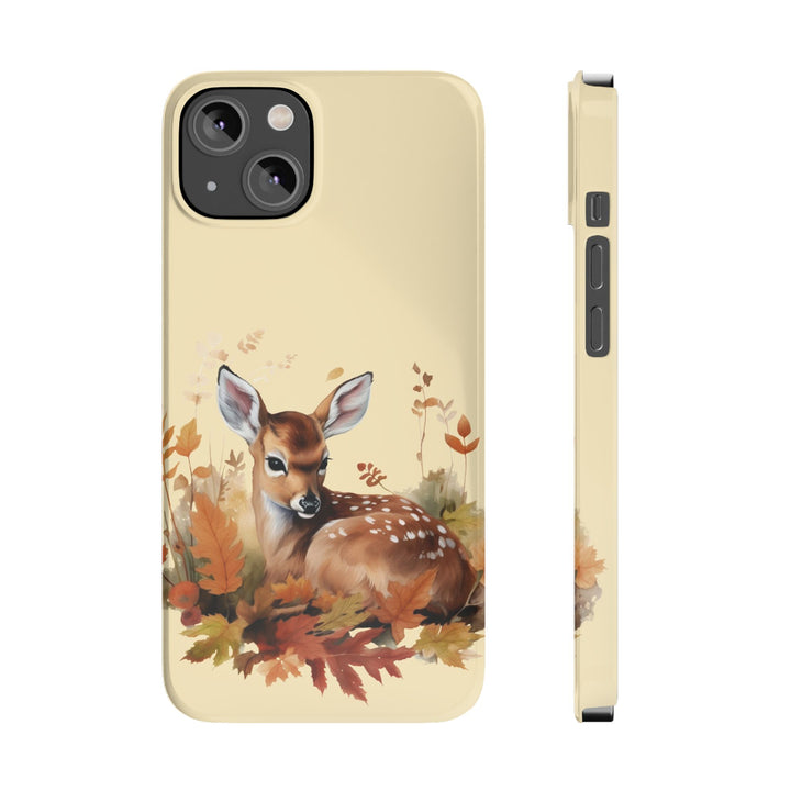 Slim Autumn Fall Deer Gift for Her Cute Phone Cases for Iphone 16 | iPhone 15 Case | iPhone 15 Pro Max Case, Iphone 14, Iphone 14 Pro Max, Iphone 13, Slim - Studio40ParkLane