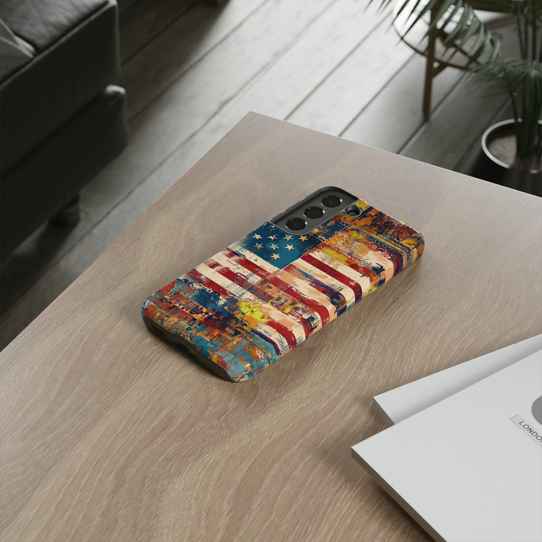 Impact Resistant, American Flag, Cute Phone Cases for Samsung S24, S23, S22, S21, IPhone 15 pro Iphone 14 pro Iphone 13 IPhone 12 Iphone 11 - Studio40ParkLane
