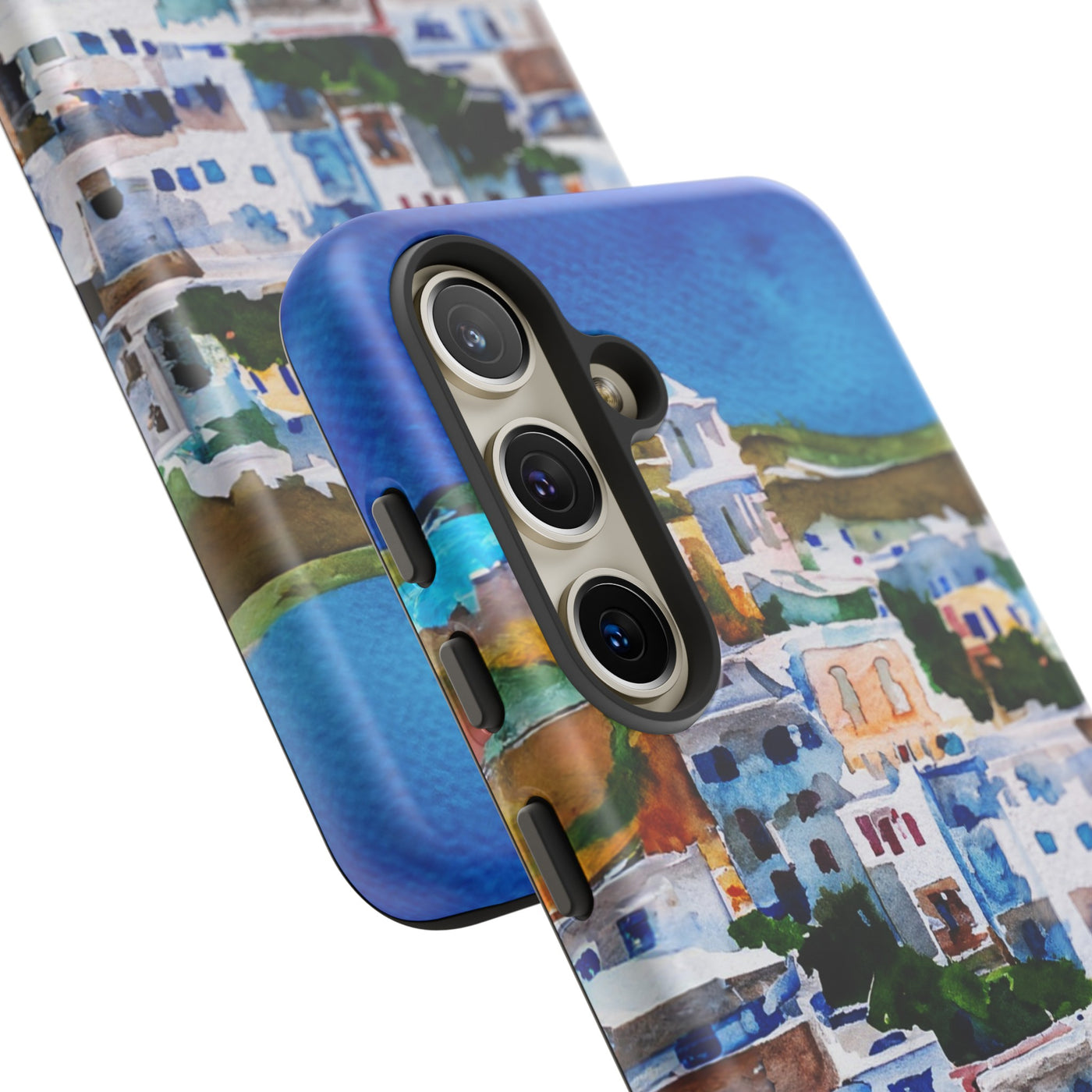 Impact Resistant, Greece House, Cute Phone Cases for Samsung S24, S23, S22, S21, IPhone 15 pro Iphone 14 pro Iphone 13 IPhone 12 Iphone 11