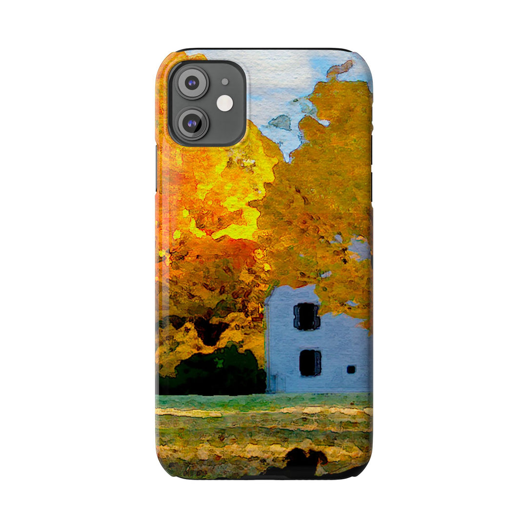 Slim Cute Phone Cases for Iphone - | iPhone 15 Case | iPhone 15 Pro Max Case, Iphone 14 Case, Iphone 14 Pro Max, Iphone 13, New England Fall Leaves - Studio40ParkLane