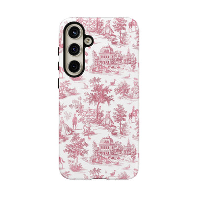 Premium Tough French Toile Gift for Her Cute Phone Cases for Samsung S25, S24, S23, S22, S21 Iphone, 16, 15, 14, 13, 12 Plus Max Pro Ultra - Studio40ParkLane