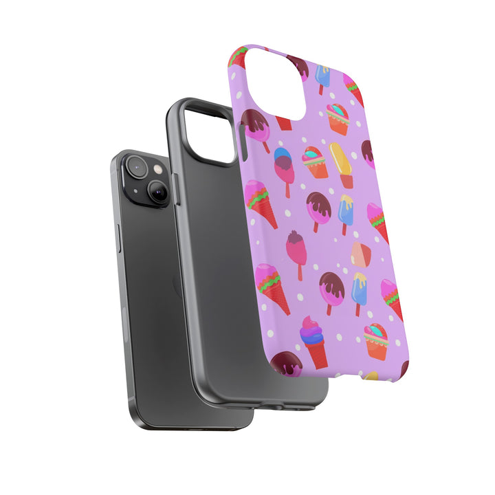 Cute Samsung Case | Cool Iphone Case | Summer Pink Ice - Cream, Samsung S24, S23, S22, S21, IPhone 15 Case | Iphone 14 Case, Iphone 13 Case - Studio40ParkLane