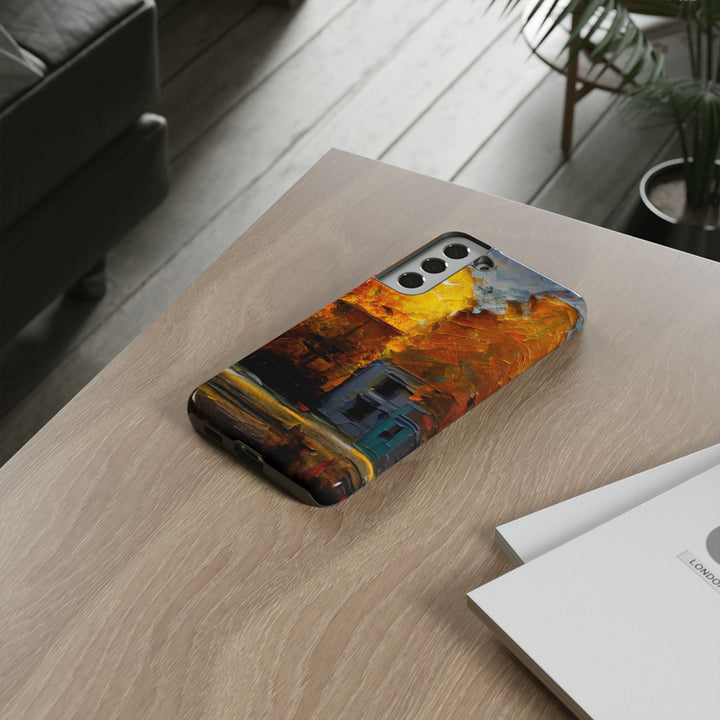 Impact Resistant, Fall Leaves Oil Painting, Cute Phone Cases for Samsung S24, S23, S22, S21, IPhone 15 pro Iphone 14 pro Iphone 13 IPhone 12 Iphone 11 - Studio40ParkLane