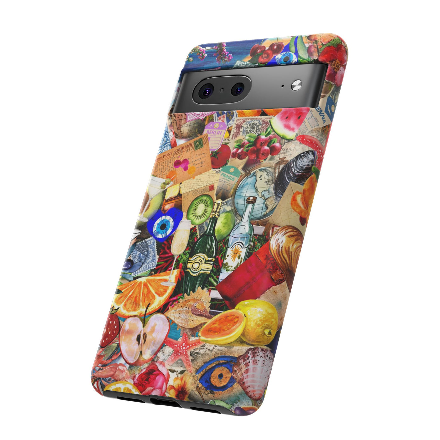 Fruity European Summer Impact Resistant Cute Phone Cases for Samsung S24, S23, S22, S21, IPhone 15 pro Iphone 14 pro Iphone 13 IPhone 12 Iphone 11