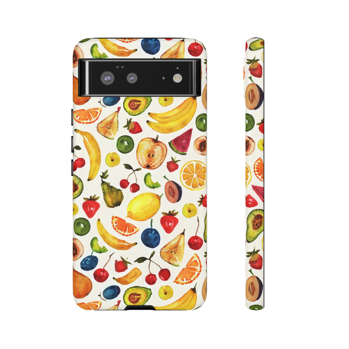 Impact Resistant, Mixed Fruits, Cute Phone Cases for Samsung S24, S23, S22, S21, IPhone 15 pro Iphone 14 pro Iphone 13 IPhone 12 Iphone 11